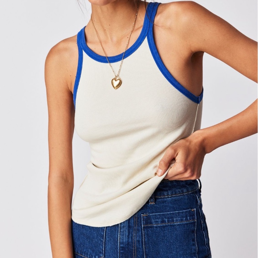 We the Free Only 1 Solid Ringer Tank